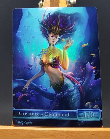 Foil Blue Elemental #02